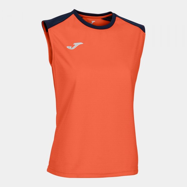 Ženski dres brez rokavov ECO CHAMPIONSHIP RECYCLED TANK TOP fluorescentno oranžna
