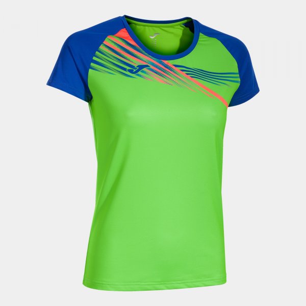 Ženske tekaška majica ELITE X SHORT SLEEVE T-SHIRT fluorescentno zelena