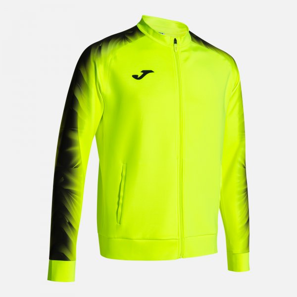 Zgornji del z zadrgo ELITE XI FULL ZIP SWEATSHIRT fluo rumena črna