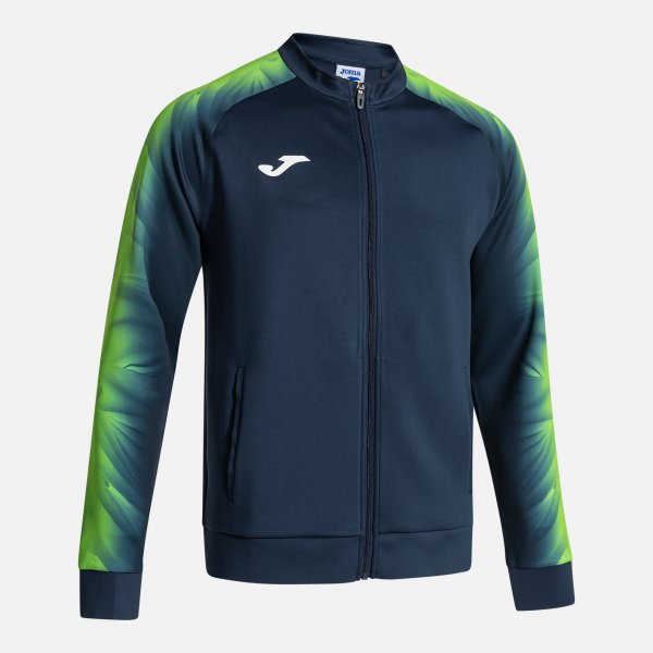 ELITE XI FULL ZIP SWEATSHIRT NAVY FLUOR GREEN NAVY-FLUOR GREEN