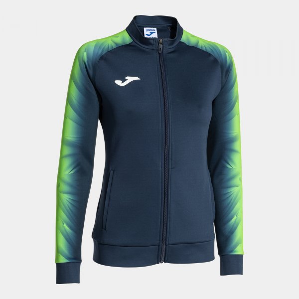 ELITE XI FULL ZIP SWEATSHIRT NAVY FLUOR GREEN NAVY-FLUOR GREEN