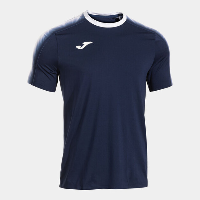 Tekaška majica ELITE XI SHORT SLEEVE T-SHIRT fluo rumena - mornarsko modra bela