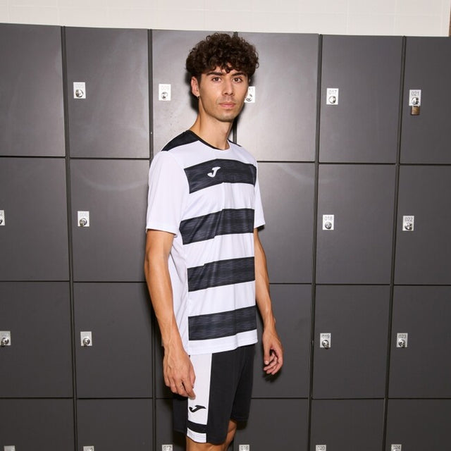 Dres / majica EUROPA VI SHORT SLEEVE T-SHIRT bela črna