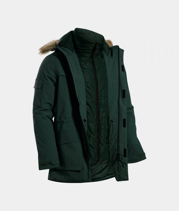 Dežna jakna EXPLORER ANORAK zelena