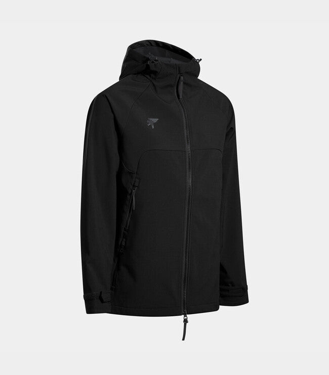 Ženska dežna jakna EXPLORER SOFT SHELL črna