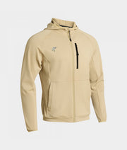 Zgornji del EXPLORER ZIP-UP HOODIE bež