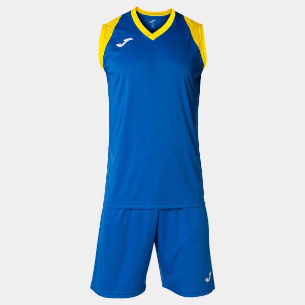 Košarkarski komplet FINAL II TWO-PIECE SET azurno rumena