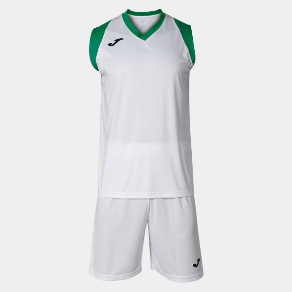 Košarkarski komplet FINAL II TWO-PIECE SET bela zelena