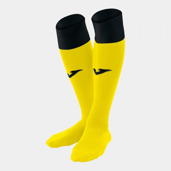 Štucne / nogavice CALCIO 24 FOOTBALL SOCKS rumeno črna