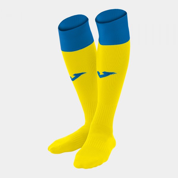 Štucne / nogavice CALCIO 24 FOOTBALL SOCKS rumeno azurna