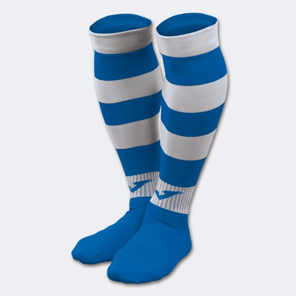 Štucne / nogavice ZEBRA II MID-CALF FOOTBALL SOCKS (4 PCS) zelenomodra bela