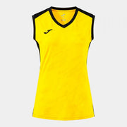 Ženska športna spodnja majica JUMP VOLLEY PRO SLEEVELESS SHIRT rumeno črna
