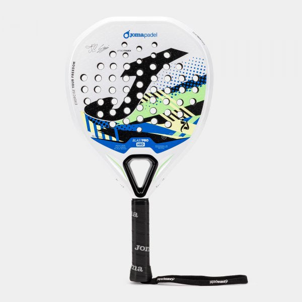 Padel lopar BLAST PRO HRD PRINTING PADDLE RACKET bela azurna