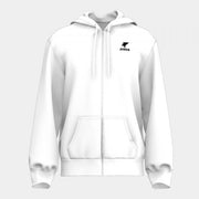 Zgornji del s kapuco ZIP-UP HOODIE bela