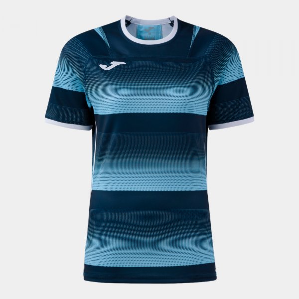 Ženska majica STONE RUGBY PRO SHORT SLEEVE T-SHIRT nebesno modra-temno mornarsko modra