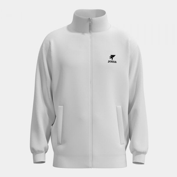 Zgornji del FULL ZIP SWEATSHIRT bela