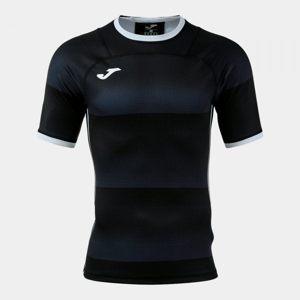 STONE RUGBY PRO MAJICA S KRATKIMI ROKAVI ČRNA BELA ČRNO-BELA