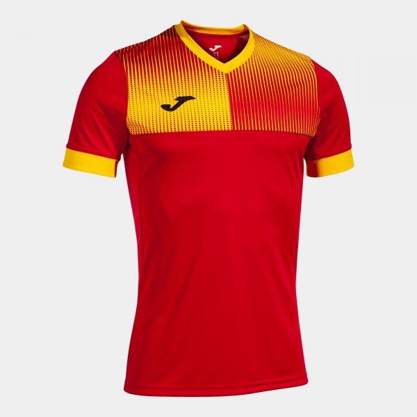 Dres / majica ECO SUPERNOVA SHORT SLEEVE T-SHIRT rdeča rumena
