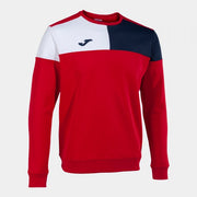 Zgornji del CREW V SWEATSHIRT rdeča mornarsko bela