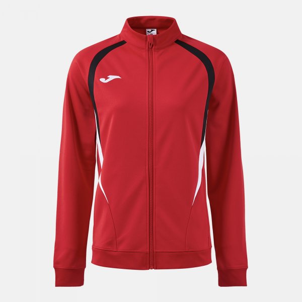 Ženski zgornji del CHAMPIONSHIP 20 FULL ZIP SWEATSHIRT rdeča črna