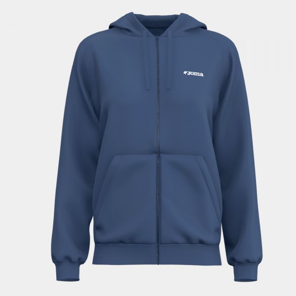 Ženski zgornji del s kapuco ZIP-UP HOODIE siva