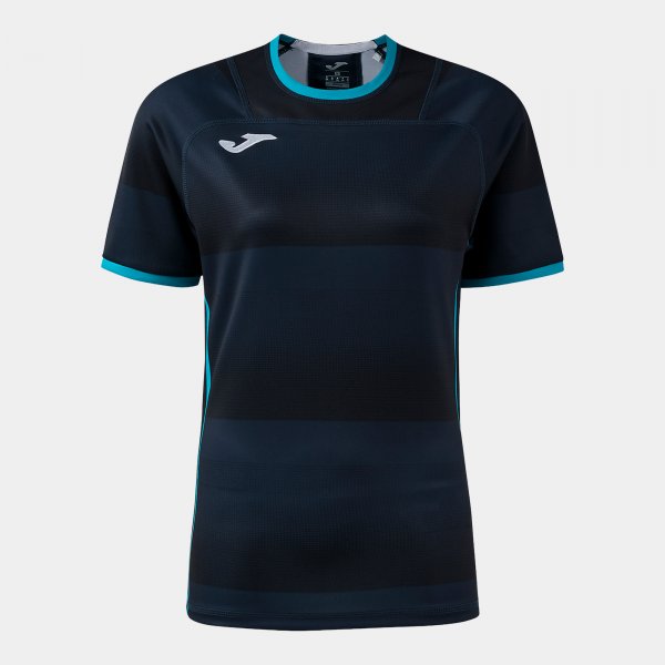 STONE RUGBY PRO MAJICA KRATKIH ROKAVOV TEMNO MODRA FLUOR TURKIZNA TEMNO MODRA TURKIZNA
