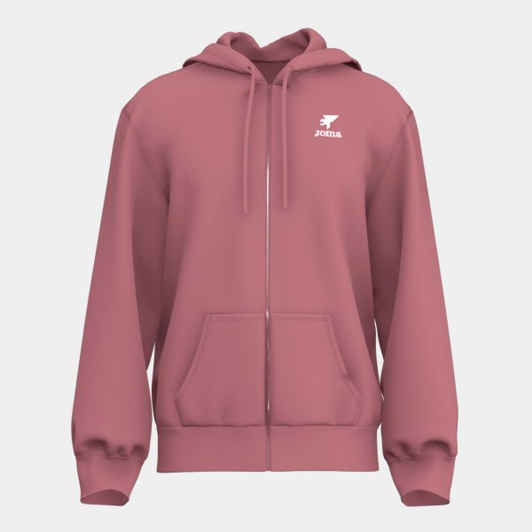 Zgornji del s kapuco ZIP-UP HOODIE vijolična