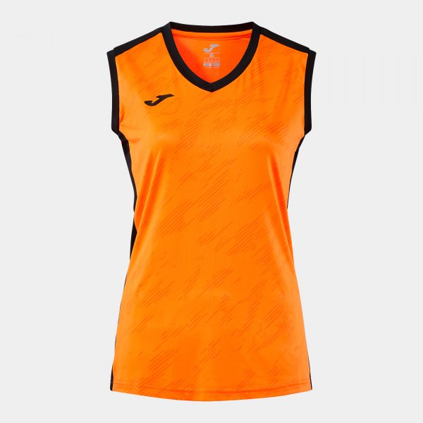 VOLEA PRO BREZROKA MAJICA ORANŽNO ČRNA ORANŽNA-ČRNA