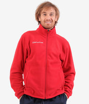 GIACCA PILE ALASKA ROSSO