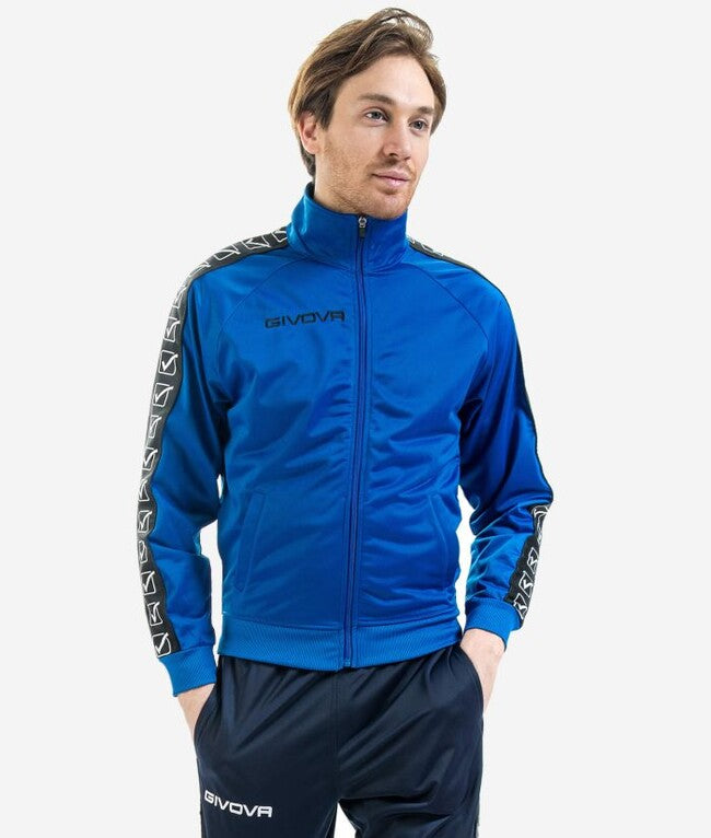 GIACCA TRICOT BAND AZZURRO