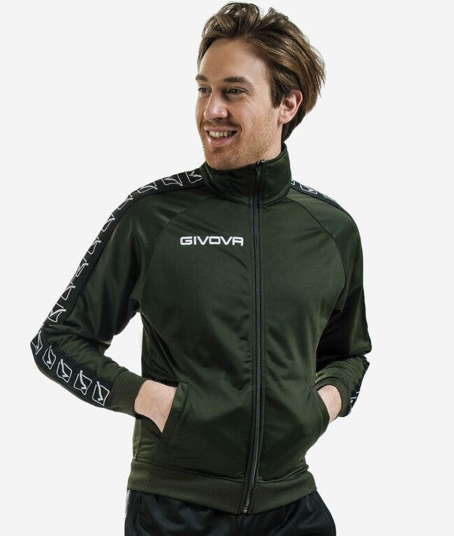 GIACCA TRICOT BAND VERDE MILITARE