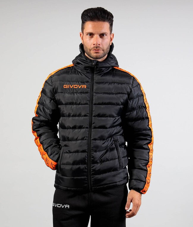GIUBBOTTO OLANDA BAND NERO/ARANCIO FLUO