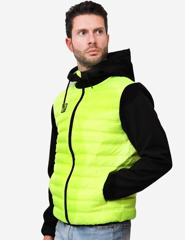 Jakna GIUBBOTTO SUPERIOR fluo rumena-črna