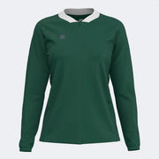Ženska zgornji del GOLF FULL ZIP SWEATSHIRT zelena