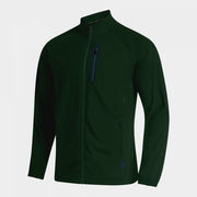 Zgornji del GOLF FULL ZIP SWEATSHIRT zelena