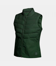 Ženska dežna jakna GOLF PADDING VEST zelena