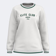 Ženska zgornji del GOLF SWEATSHIRT bela
