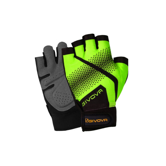 Rokavice GUANTINO GYM fluo rumena-črna