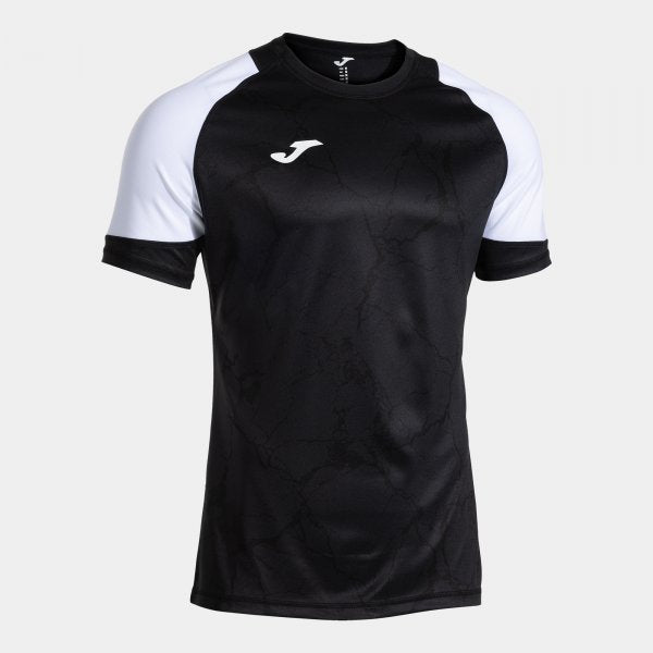 Dres / majica HISPA V SHORT SLEEVE T-SHIRT črno bela