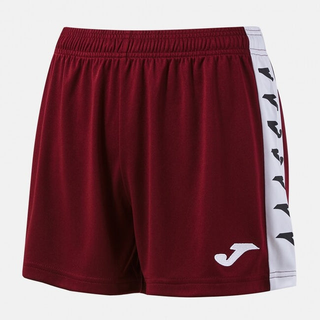 Ženske kratke hlače ICONO SHORT vinsko rdeča