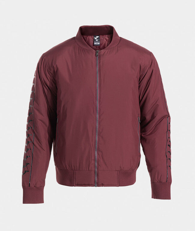 ICONO STREET BOMBER JACKET BURGUNDY BLACK BURGUNDY