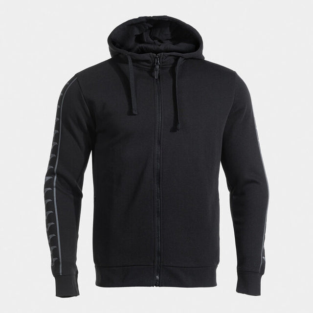 Zgornji del s kapuco ICONO STREET ZIP-UP HOODIE črna antracitna