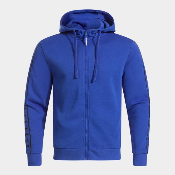 Zgornji del s kapuco ICONO STREET ZIP-UP HOODIE azurno črna