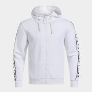 ICONO STREET ZIP-UP HOODIE WHITE BLACK WHITE-BLACK