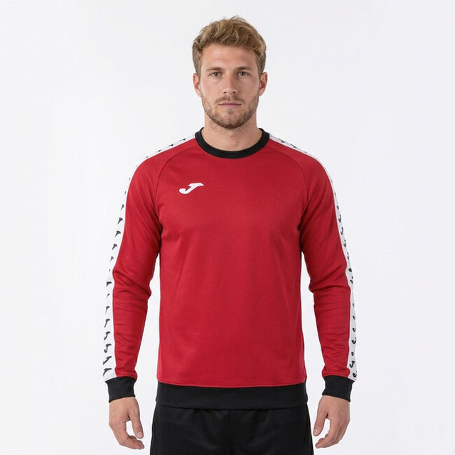 Zgornji del ICONO SWEATSHIRT temna rdeča črna