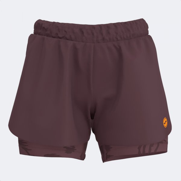Ženske hlače INDOOR GYM SHORT rjava