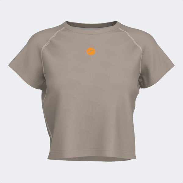 Ženske majica INDOOR GYM SHORT SLEEVE T-SHIRT oranžna - bež