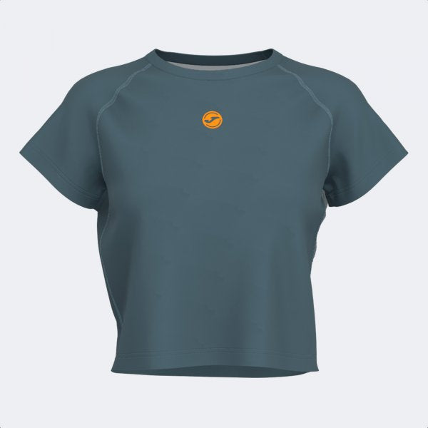 Ženske majica INDOOR GYM SHORT SLEEVE T-SHIRT cian