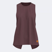 Ženske majica INDOOR GYM TANK TOP oranžna - rjava