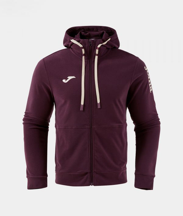 Zgornji del INVICTUS ZIP-UP HOODIE vinsko rdeča